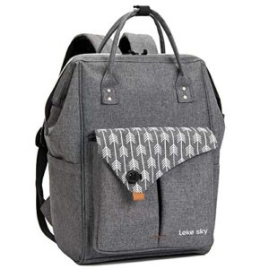 Lekesky Laptop Backpack Women 15.6 Inch