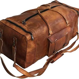 Luggage Handmade Duffel Large Leather Bag