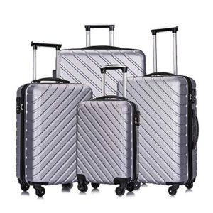 Travel Suitcase Spinner Hardshell Lightweight