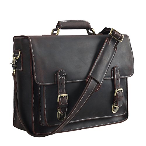 Polare Full Grain Leather Laptop Briefcase Best Review - LightBagTravel ...