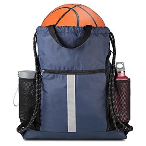 Gym-Drawstring-Backpack-Bag With Shoe Compartment