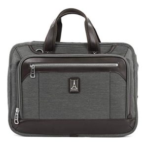 Vintage Grey Business Briefcase Expandable