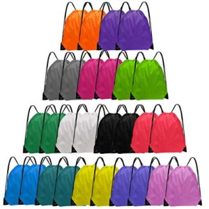 Grneric 28 Pcs Drawstring Backpack Bulk String