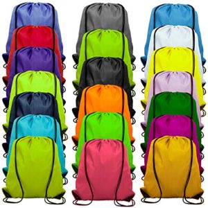 20 Colors Drawstring Backpack Sack Pack Cinch Tote Sport