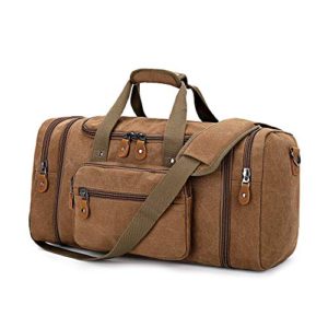 Gonex Canvas Duffle Bag for Travel 60L