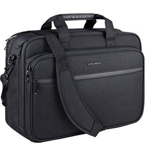 Laptop 17.3 Inch Briefcase Water-Repellent Shoulder Messenger Bag