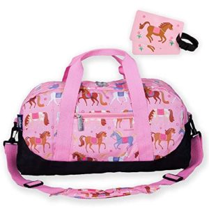 Wildkin Kids Duffel Bag Bundle with Luggage Tags