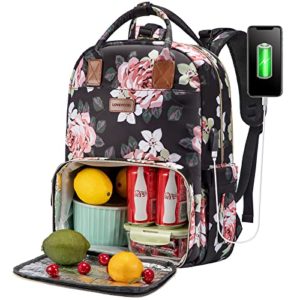 Laptop Backpack Lunch Box for Women Girls