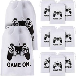 Shappy 32 Pieces Video Game Bags White