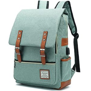 SUPEASE Vintage Slim College School Laptop Backpack