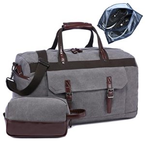 Sucipi Travel Duffle Bag with Shoes Bag and Toiletry Bag