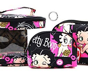 Betty Boop Makeup Bag 3 Pieces Set