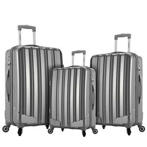 Rockland Barcelona Hardside 9-Piece Travel Gear Luggage Set