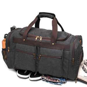 Weekender Overnight Duffel Bag Shoe Pocket