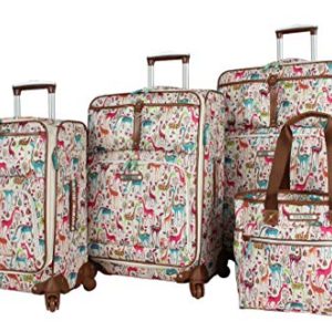 Park 4 Piece Suitcase Collection With Spinner Wheels