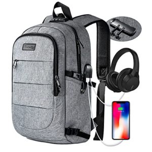 Slim Laptop Backpack Water Resistant Anti-Theft