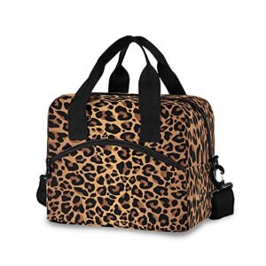 Lunch Bag Box Animal Leopard Print