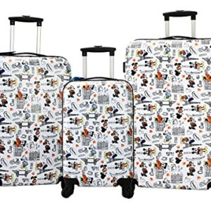 Mickey Mouse and Minnie Mouse 4 Wheel Luggage