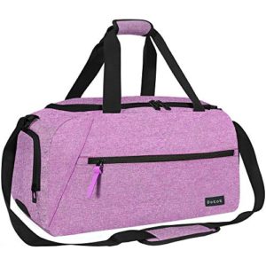 Sport Duffel Bag with Waterproof Shoe Pouch