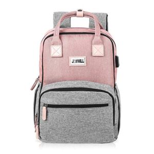 Water Resistant School Laptop Backpack with USB Charging Port