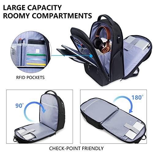 KROSER TSA Friendly Laptop Backpack 15.6 Inch Review - LightBagTravel.com