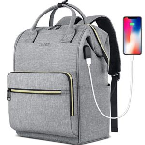 Travel Backpack Purse 15.6 Inch Laptop with RFID Pocket USB Charging Port