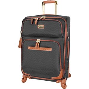 Rolling Spinner Wheels Durable Mid-sized Lightweight Checked Suitcase