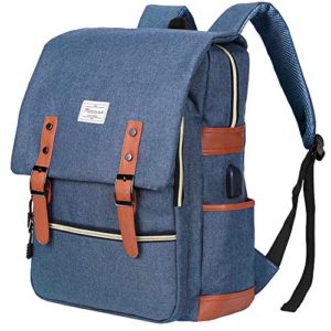 Vintage Travel Laptop Backpack 15.6 inch