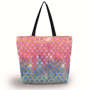 Tote Shoulder Bag Reusable Gym Picnic