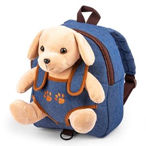 Kids Stuffed Animal Toy Backpack with Leash