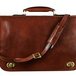 Leather Briefcase for Men Italian Handcrafted