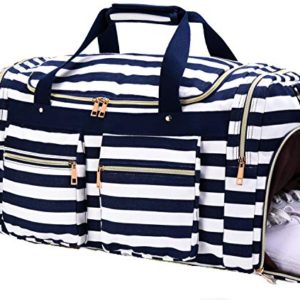 Weekender Overnight Duffel Bag Shoe Pocket