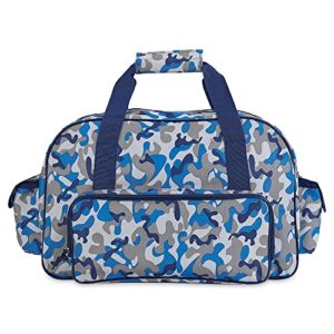 Blue Camo Small Duffel Sports Bag