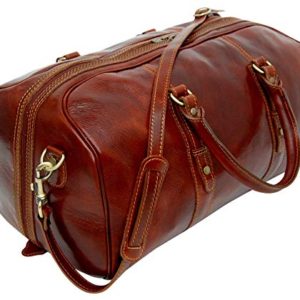 Genuine Italian Leather Holdall Cabin Bag Overnight