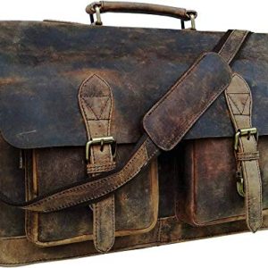 Laptop Messenger Buffalo Vintage Hunter Leather