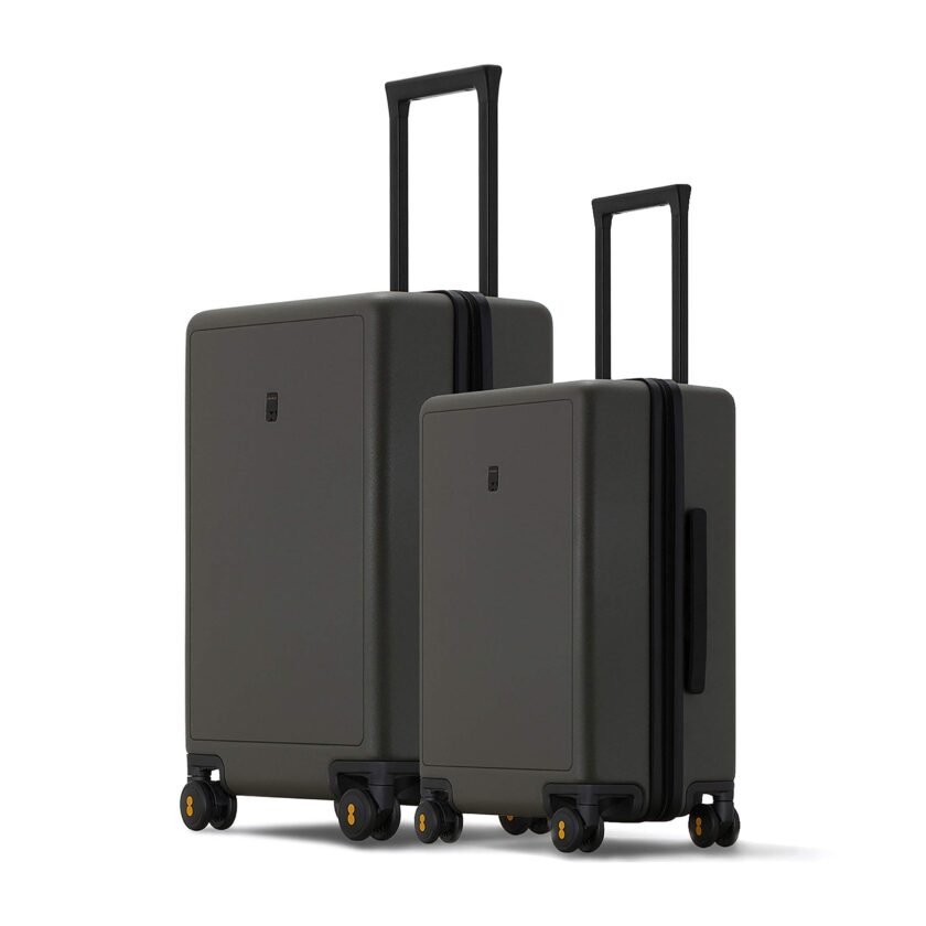 LEVEL8 Elegance Luggage Set, PC Matte Hardshell Suitcases