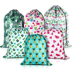 6 Pieces Heavy Duty Large Laundry Bags