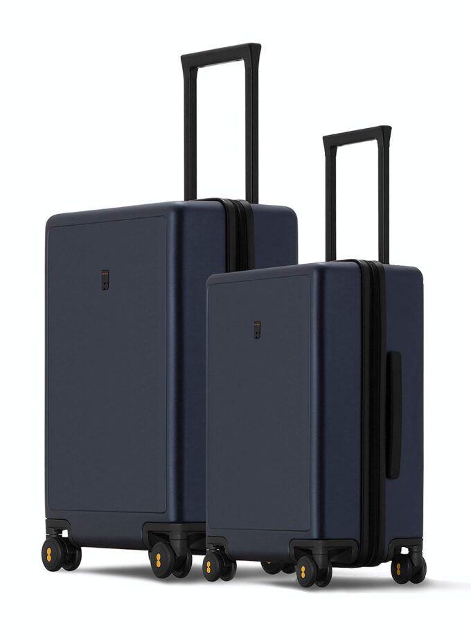 LEVEL8 Elegance Luggage Set, PC Matte Hardshell Suitcases