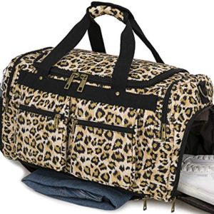 Weekender Overnight Duffel Bag Shoe Pocket