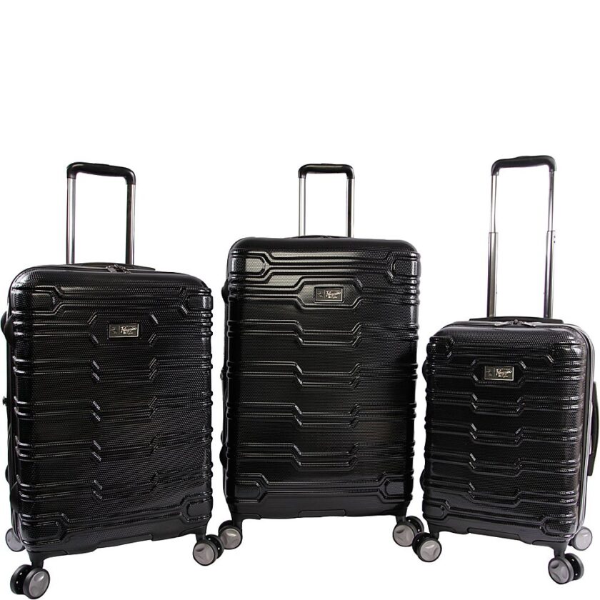 ORIGINAL PENGUIN Collins 3 Piece Set Expandable Suitcase