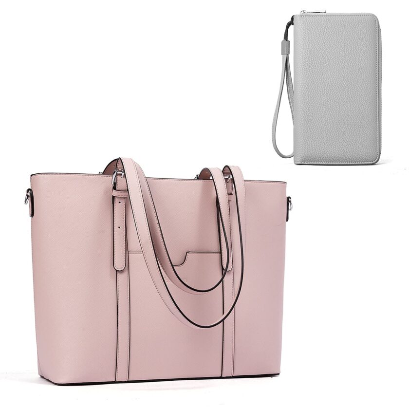 Pink Laptop Tote Briefcase 15.6 inch Laptop