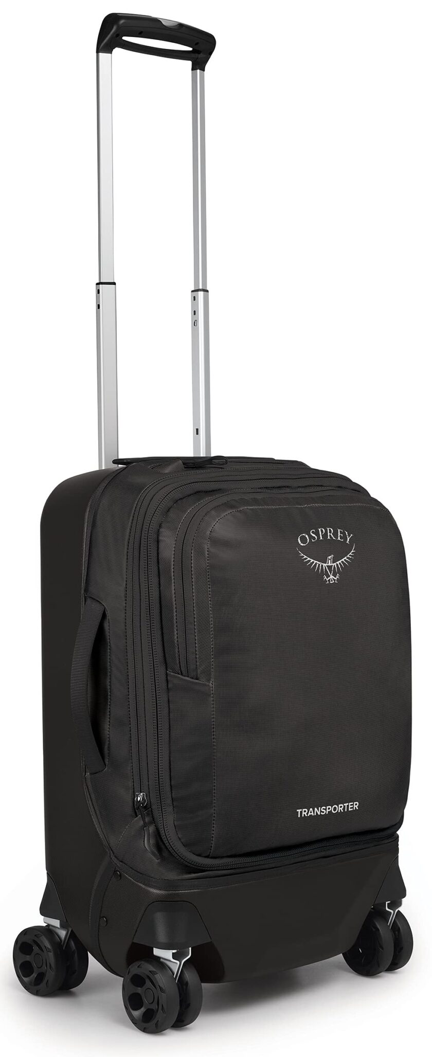 Black Carry-On Luggage 4-Wheel