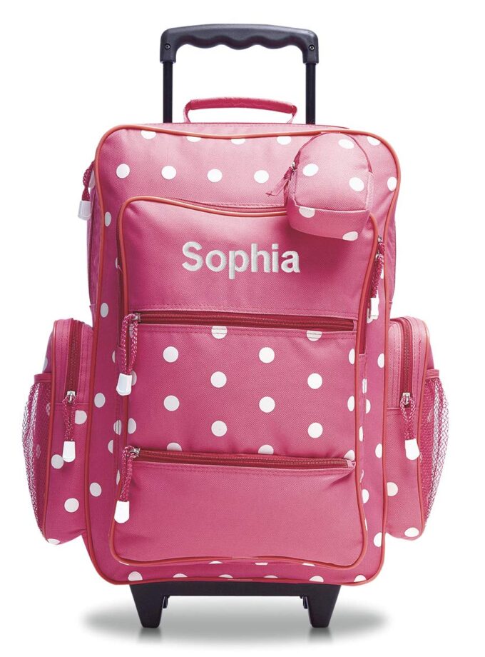 Pink Rolling Luggage for Kids