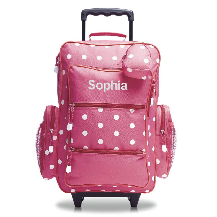 Pink Rolling Luggage for Kids