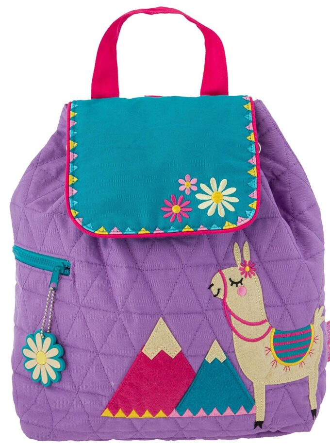 Stephen Joseph Quilted Llama Backpack for Girls