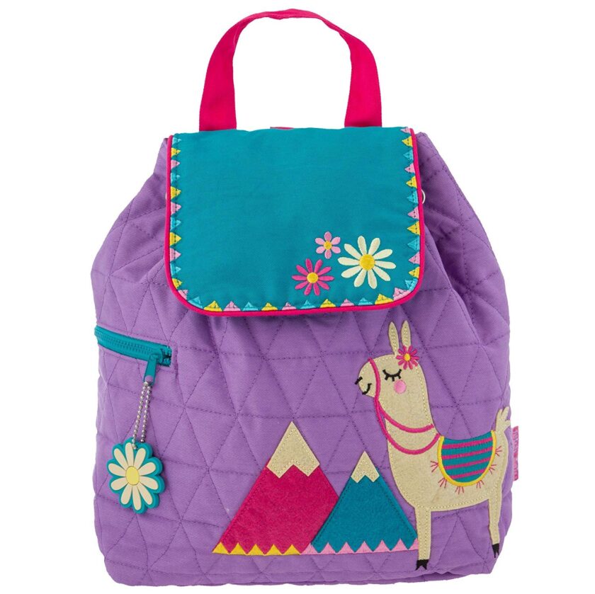 Stephen Joseph Quilted Llama Backpack for Girls