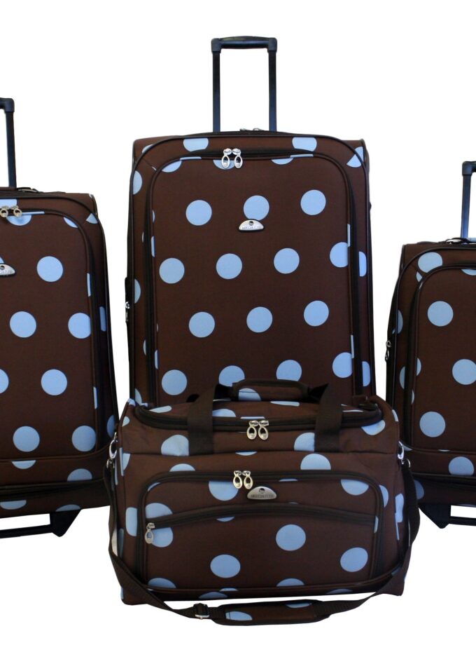 American Flyer Luggage Grande Dots 4 Piece Set