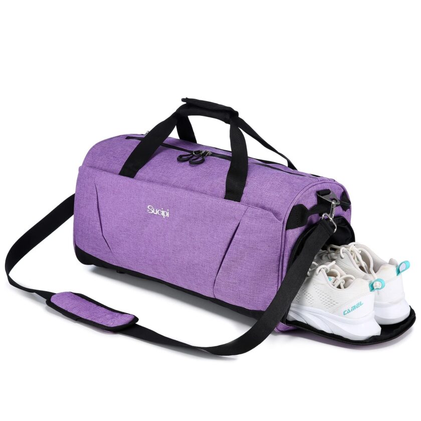 Sucipi 20" Sports Gym Bag for Women and Men