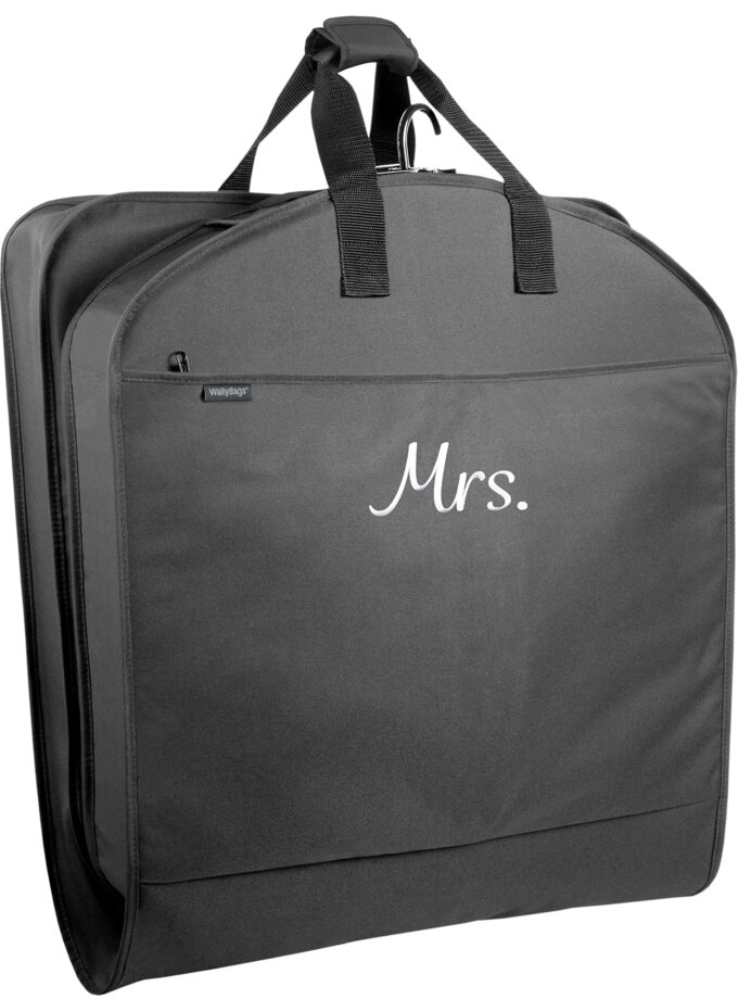 WallyBags Garment Bag Travel Bridal Embroidery