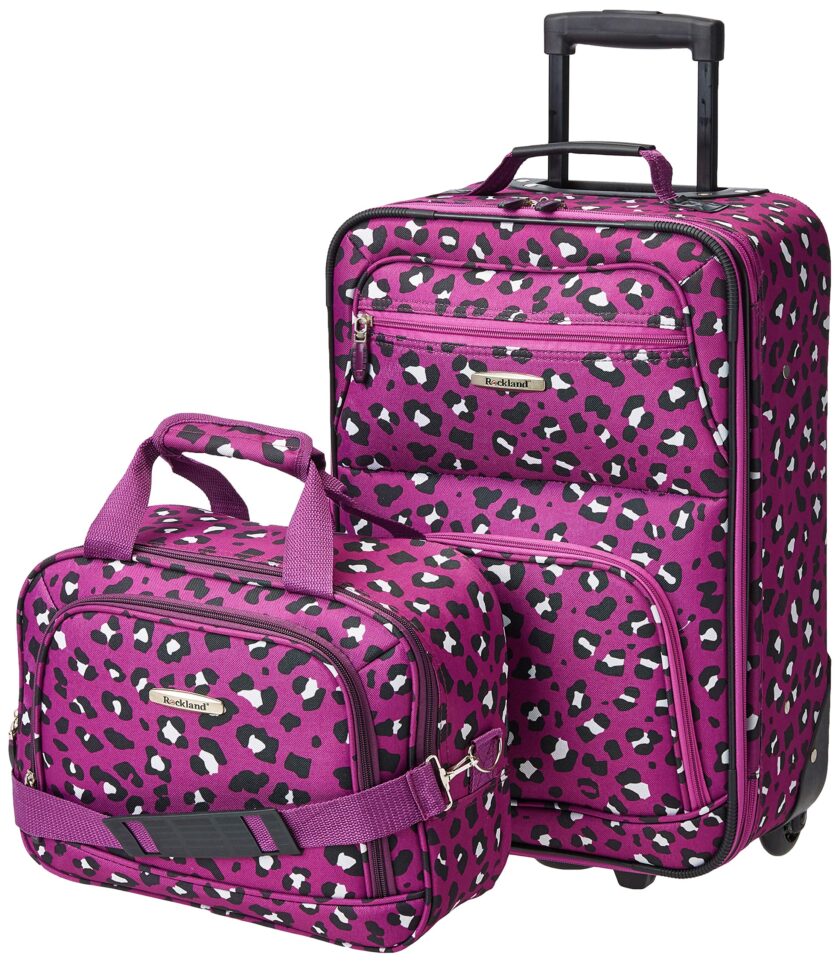 Rockland Fashion Softside Upright Luggage Set